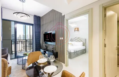 صورة لـ غرفة المعيشة / غرفة الطعام شقة - غرفة نوم - 1 حمام للايجار في برج زادا - الخليج التجاري - دبي ، صورة رقم 1