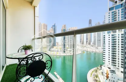Apartment - 1 Bedroom - 2 Bathrooms for rent in Marina View Tower A - Marina View - Dubai Marina - Dubai