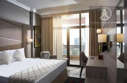 Apartment - 1 Bedroom - 1 Bathroom for rent in Two Seasons Hotel  and  Apartments - Dubai Media City - Dubai