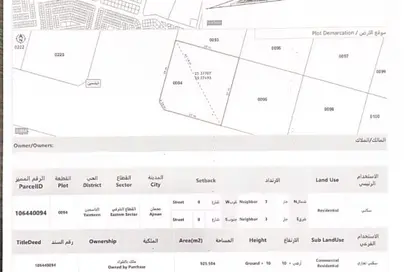 Land - Studio for sale in Al Yasmeen 1 - Al Yasmeen - Ajman