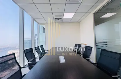 Office Space - Studio - 1 Bathroom for rent in The Prism - Business Bay - Dubai