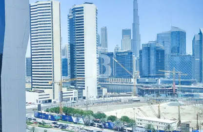 مكتب - استوديو - 2 حمامات للايجار في برج صبحة العاجي 2 - أبراج صبحة العاجية - الخليج التجاري - دبي