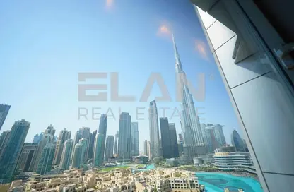 شقة - غرفة نوم - 2 حمامات للايجار في فندق برج ليك - العنوان داون تاون - دبي وسط المدينة - دبي