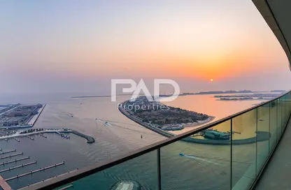 Apartment - 3 Bedrooms - 4 Bathrooms for rent in Beach Vista - EMAAR Beachfront - Dubai Harbour - Dubai