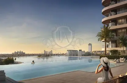 Pool image for: Apartment - 1 Bedroom - 1 Bathroom for sale in Seapoint - EMAAR Beachfront - Dubai Harbour - Dubai, Image 1