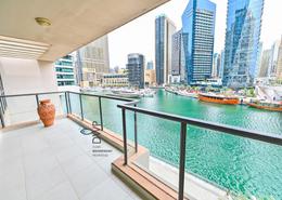 Balcony image for: Apartment - 3 bedrooms - 3 bathrooms for rent in Marina Quays Villas - Marina Quays - Dubai Marina - Dubai, Image 1