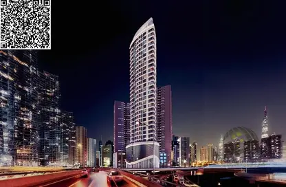 Apartment - 1 Bedroom - 2 Bathrooms for sale in Tower C1 - Ajman Pearl Towers - Ajman Downtown - Ajman