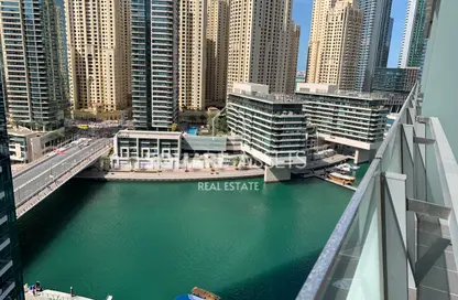Apartment - 1 Bathroom for sale in Silverene Tower B - Silverene - Dubai Marina - Dubai