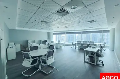 Office Space - Studio - 1 Bathroom for rent in The Prime Tower - Business Bay - Dubai