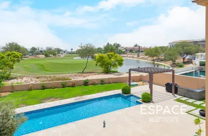 Pool image for: Villa - 5 Bedrooms - 6 Bathrooms for rent in Redwood Avenue - Fire - Jumeirah Golf Estates - Dubai, Image 1