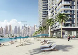 Outdoor Building image for: Apartment - 3 Bedrooms - 3 Bathrooms for sale in Address The Bay - EMAAR Beachfront - Dubai Harbour - Dubai, Image 1