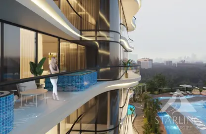 Pool image for: Apartment - 1 Bathroom for sale in Barari Views - Majan - Dubai, Image 1