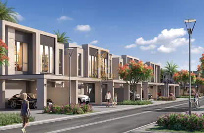 Outdoor Building image for: Villa - 4 Bedrooms - 4 Bathrooms for sale in Shams Townhouses - Town Square - Dubai, Image 1
