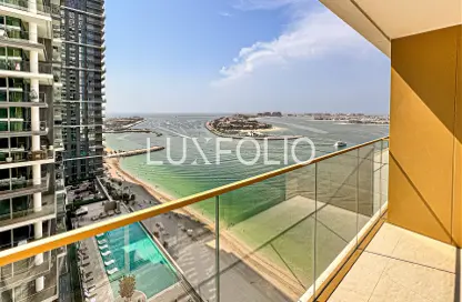 Apartment - 1 Bedroom - 1 Bathroom for sale in Grand Bleu Tower 2 - EMAAR Beachfront - Dubai Harbour - Dubai