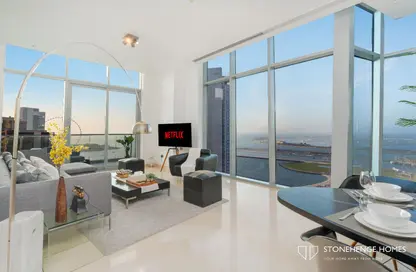 شقة - 3 غرف نوم - 4 حمامات للايجار في ترايدنت جراند ريزيدنس - دبي مارينا - دبي