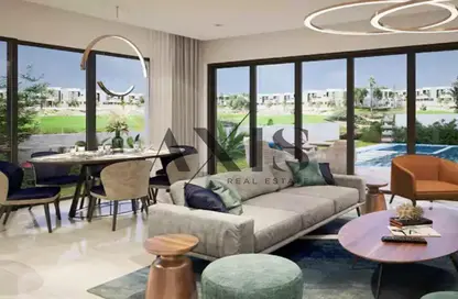 Living / Dining Room image for: Apartment - 5 Bedrooms - 6 Bathrooms for sale in Silver Springs - DAMAC Hills - Dubai, Image 1