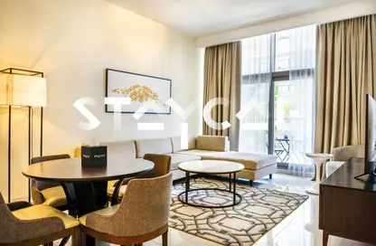 Living / Dining Room image for: Apartment - 1 Bedroom - 2 Bathrooms for rent in Avanti - Business Bay - Dubai, Image 1