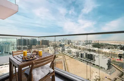 Apartment - Studio - 1 Bathroom for rent in Miraclz Tower by Danube - Arjan - Dubai