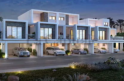 Outdoor Building image for: Townhouse - 3 Bedrooms - 3 Bathrooms for sale in Belair Damac Hills - By Trump Estates - DAMAC Hills - Dubai, Image 1