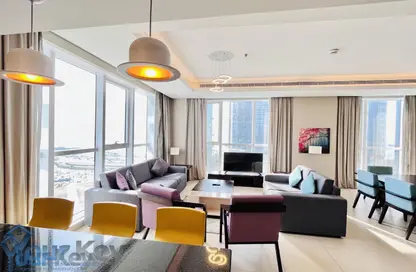 Apartment - 2 Bedrooms - 3 Bathrooms for rent in Al Jowhara Tower - Corniche Road - Abu Dhabi