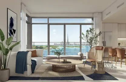 Living Room image for: Apartment - 1 Bedroom - 1 Bathroom for sale in The Cove II Building 9 - The Cove ll - Dubai Creek Harbour (The Lagoons) - Dubai, Image 1
