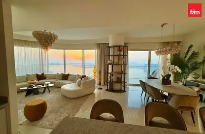 Apartment - 3 Bedrooms - 4 Bathrooms for sale in Grand Bleu Tower 1 - EMAAR Beachfront - Dubai Harbour - Dubai