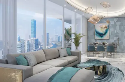 Apartment - Studio - 1 Bathroom for sale in Chic Tower - Business Bay - Dubai