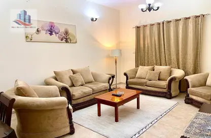 Living Room image for: Apartment - 1 Bedroom - 2 Bathrooms for rent in Al Majaz 3 - Al Majaz - Sharjah, Image 1
