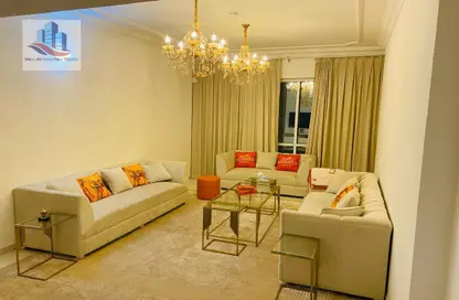 Living Room image for: Apartment - 2 Bedrooms - 4 Bathrooms for rent in Al Taawun Street - Al Taawun - Sharjah, Image 1