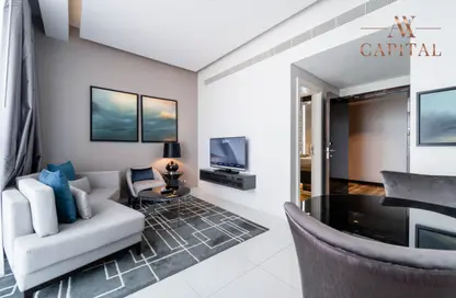 Living Room image for: Apartment - 1 Bathroom for sale in Artesia A - Artesia - DAMAC Hills - Dubai, Image 1