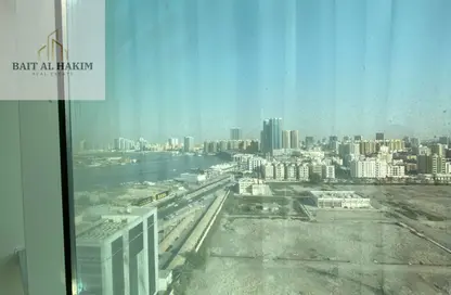 Apartment - 1 Bedroom - 2 Bathrooms for rent in Orient Tower 1 - Orient Towers - Al Bustan - Ajman