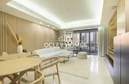 صورة لـ غرفة المعيشة / غرفة الطعام شقة - غرفة نوم - 2 حمامات للايجار في فندق برج ليك - العنوان داون تاون - دبي وسط المدينة - دبي ، صورة رقم 1