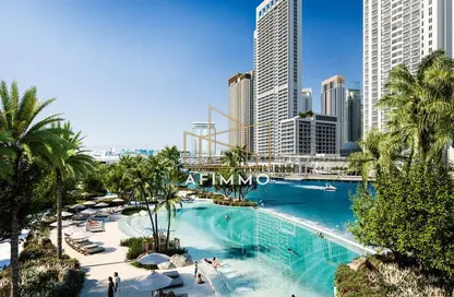 Pool image for: Apartment - 1 Bedroom - 1 Bathroom for sale in Cedar - Dubai Creek Harbour (The Lagoons) - Dubai, Image 1