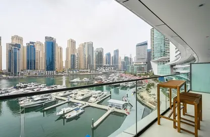 Apartment - 3 Bedrooms - 4 Bathrooms for rent in Vida Residences Dubai Marina - Dubai Marina - Dubai