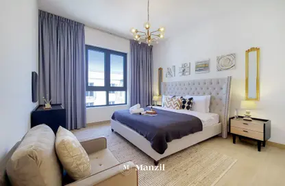 Room / Bedroom image for: Apartment - 1 Bedroom - 1 Bathroom for rent in La Rive - La Mer - Jumeirah - Dubai, Image 1