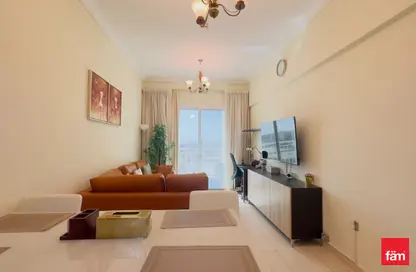 Apartment - 1 Bedroom - 1 Bathroom for rent in Mazaya 12 - Queue Point - Dubai Land - Dubai