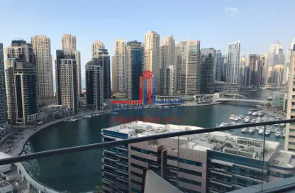 Apartment - 3 Bedrooms - 5 Bathrooms for rent in The Waves Tower A - The Waves - Dubai Marina - Dubai