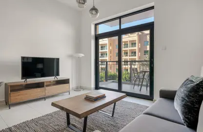 Apartment - 1 Bedroom - 2 Bathrooms for rent in Green Court - Jumeirah Village Circle - Dubai