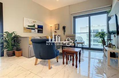 Living / Dining Room image for: Apartment - 1 Bedroom - 1 Bathroom for rent in MAG 555 - MAG 5 - Dubai South (Dubai World Central) - Dubai, Image 1