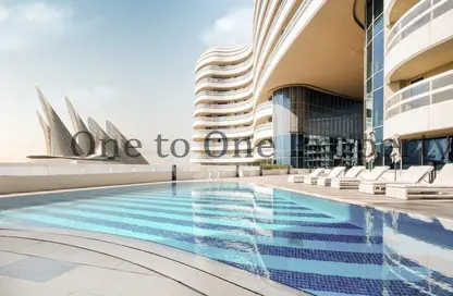 Pool image for: Apartment - 1 Bedroom - 2 Bathrooms for sale in Ajwan Towers - Saadiyat Cultural District - Saadiyat Island - Abu Dhabi, Image 1