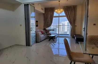 Living / Dining Room image for: Apartment - 1 Bedroom - 2 Bathrooms for sale in Jewelz by Danube - Arjan - Dubai, Image 1