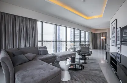 Living Room image for: Hotel  and  Hotel Apartment - 2 Bedrooms - 3 Bathrooms for sale in Tower D - DAMAC Towers by Paramount - Business Bay - Dubai, Image 1