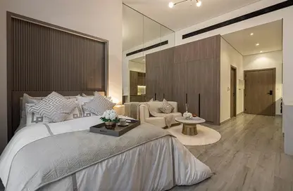 Room / Bedroom image for: Apartment - 1 Bathroom for sale in Laya Heights - Dubai Studio City - Dubai, Image 1