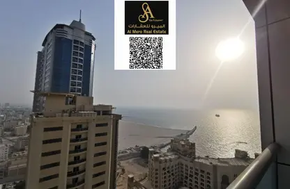 Apartment - 2 Bedrooms - 3 Bathrooms for rent in Ajman Corniche Residences - Ajman Corniche Road - Ajman