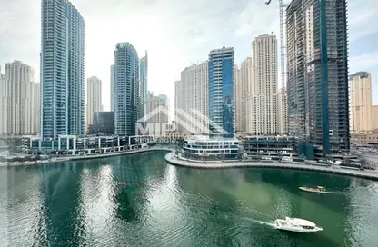 Water View image for: Apartment - 2 Bedrooms - 3 Bathrooms for sale in The Atlantic - Dubai Marina - Dubai, Image 1