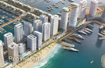Apartment - 1 Bedroom - 1 Bathroom for sale in Marina Vista - EMAAR Beachfront - Dubai Harbour - Dubai