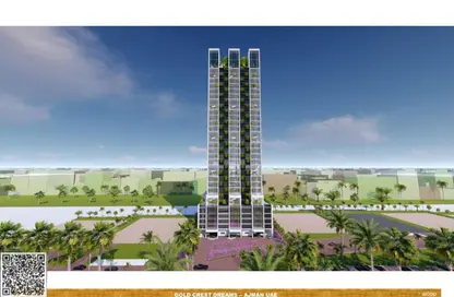 Apartment - 2 Bedrooms - 3 Bathrooms for sale in Sky Gardens Tower - Al Amerah - Ajman