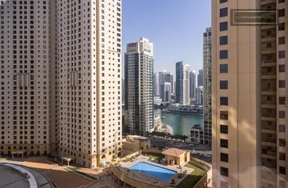 شقة - 2 غرف نوم - 2 حمامات للايجار في مرجان 2 - مرجان - مساكن شاطئ الجميرا - دبي