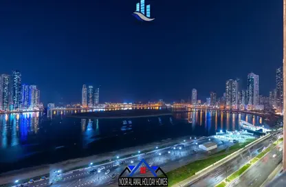 دوبلكس - 6 غرف نوم - 5 حمامات للايجار في 2 برج الشاطئ - الخان لاجون - الخان - الشارقة