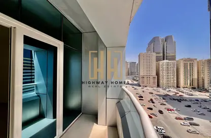 Apartment - 1 Bedroom - 2 Bathrooms for rent in Al Mamzar Plaza - Al Taawun Street - Al Taawun - Sharjah